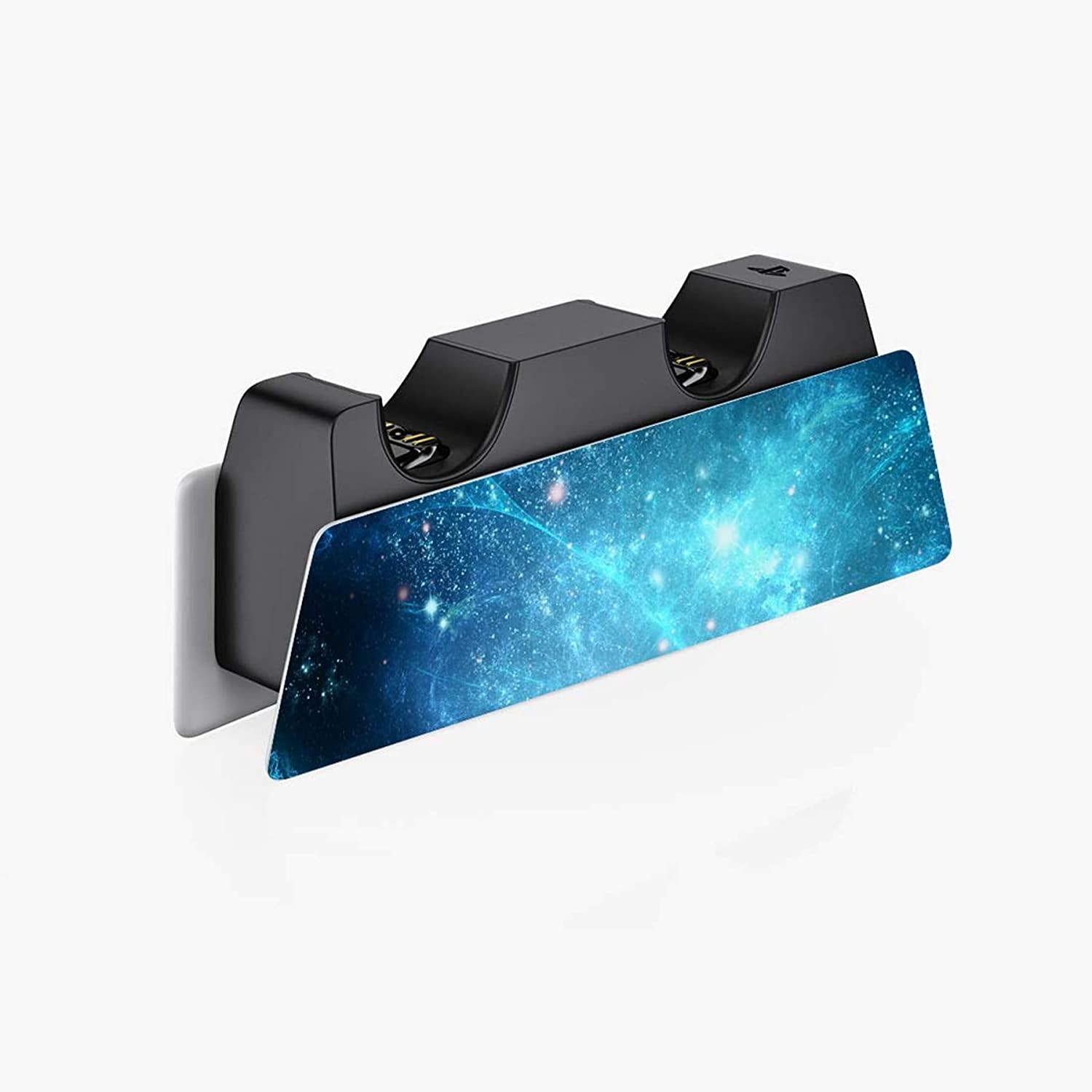 PlayVital Blue Nebula Full Set Skin Decal for PS5 Console Digital Edition - JOY2ESpree