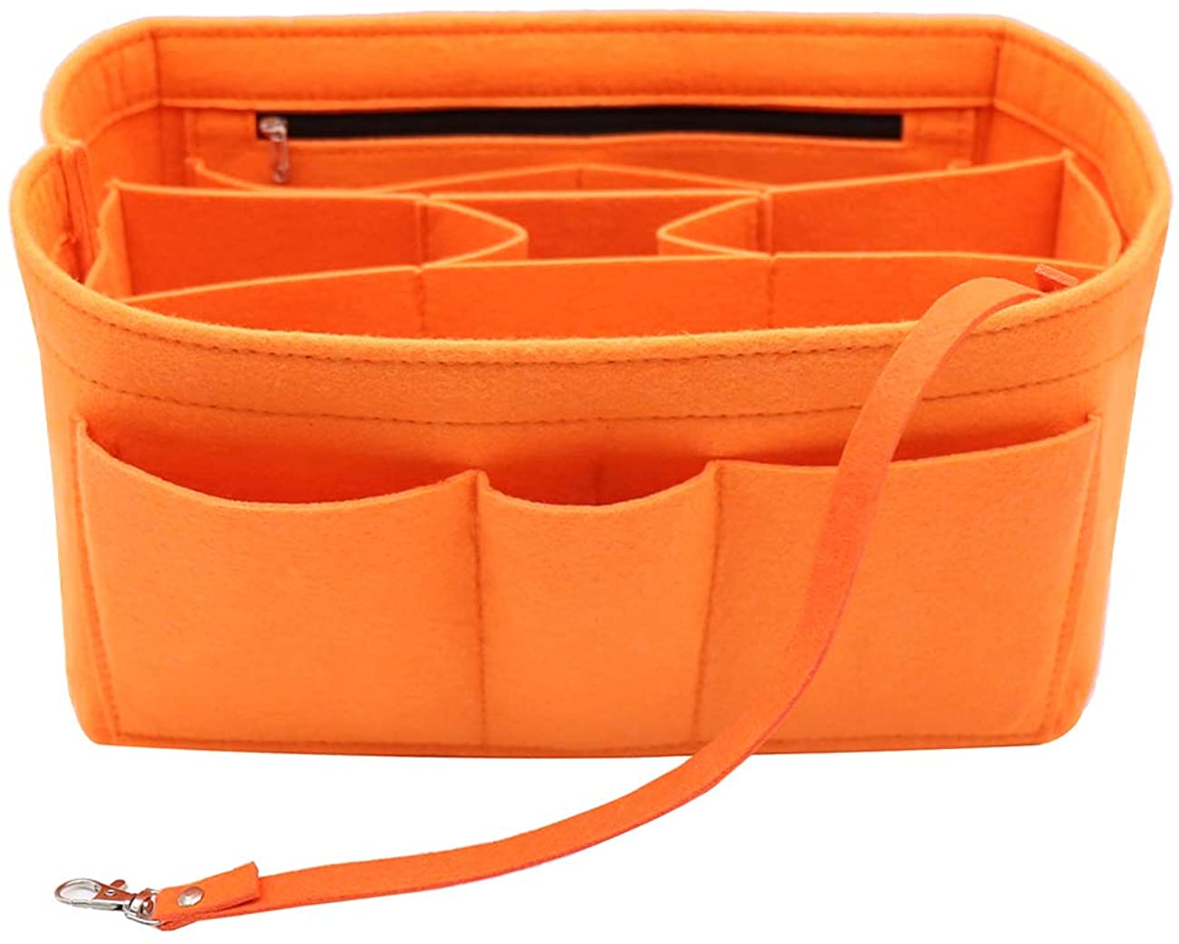 Felt Fabric Purse Tote Diaper Bag Organizer Insert Bag in Bag with Zipper Inner Pocket For Neverfull Speedy