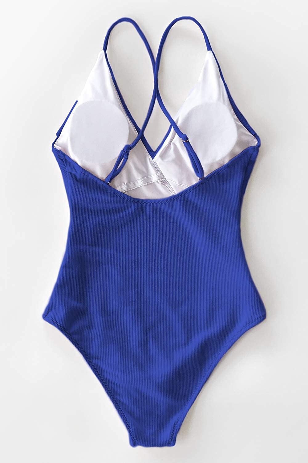 CUPSHE Women's One Piece Swimsuit Ruffle Wrap Textured Beach Swimwear Bathing Suits