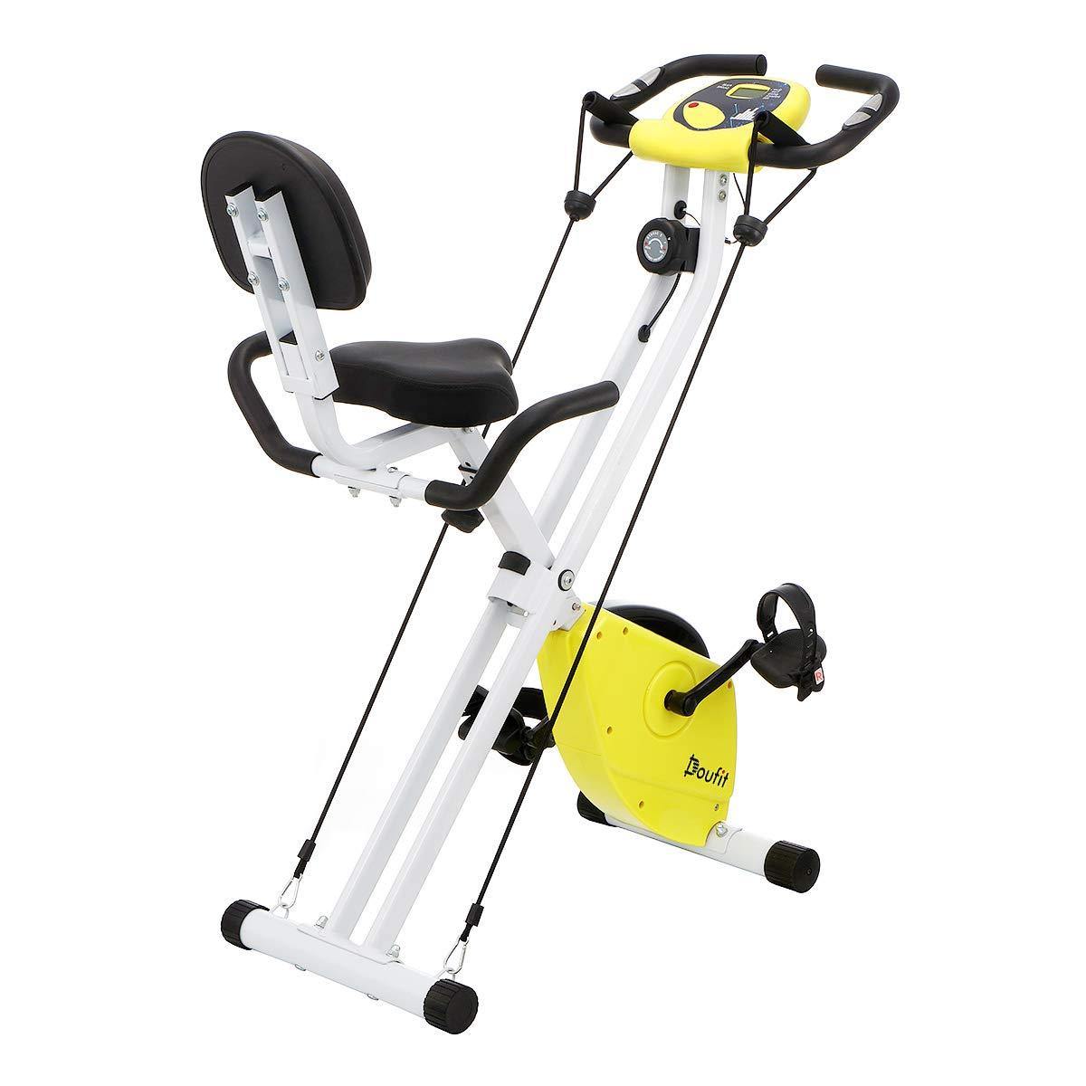 Folding Exercise Bike for Adults, Doufit Foldable Upright Stationary Bicycle - JOY2ESpree