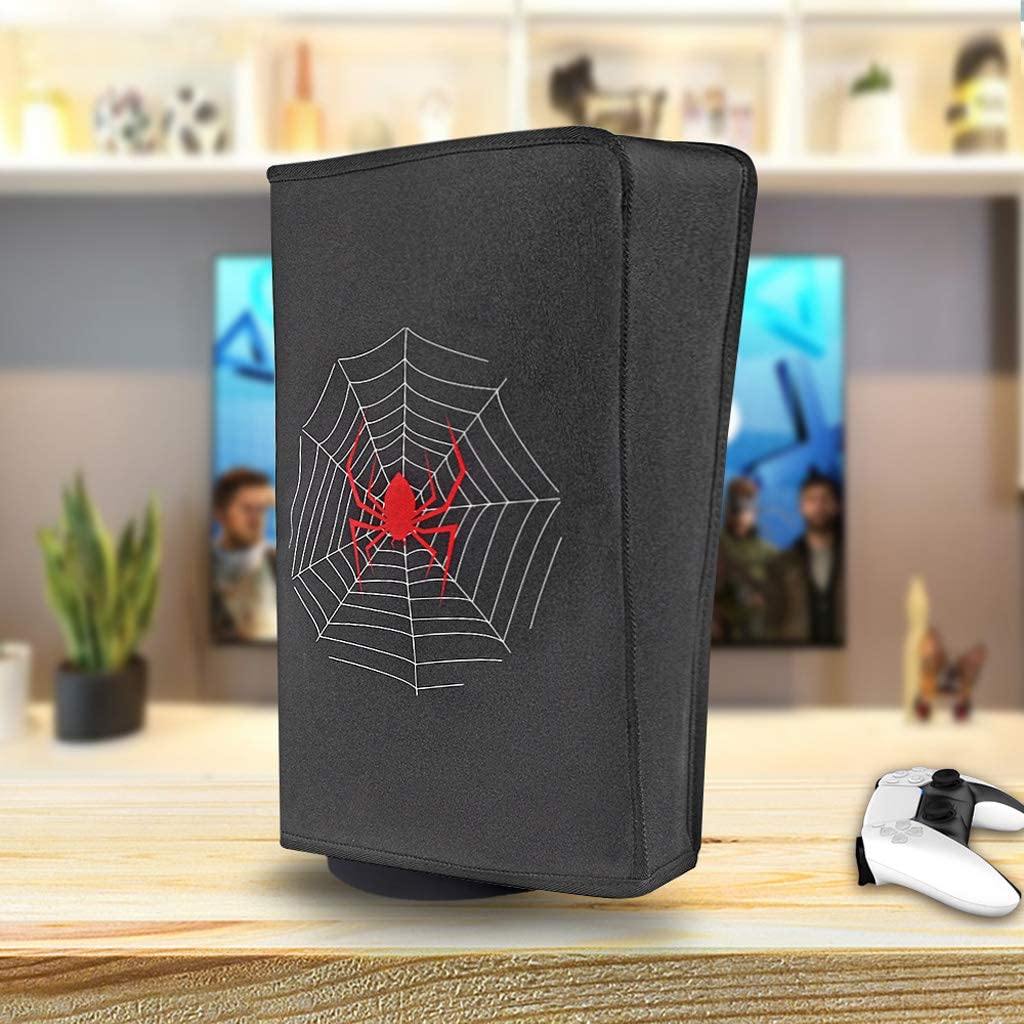 Oranmay Dust Cover for Ps5 Console, Host DustProof Cover Skin Soft Protector Sleeve for PS5 Play-Station 5 Console - Black - JOY2ESpree