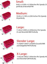 
                        
                          Load image into Gallery viewer, Felt Fabric Purse Tote Diaper Bag Organizer Insert Bag in Bag with Zipper Inner Pocket For Neverfull Speedy
                        
                      
