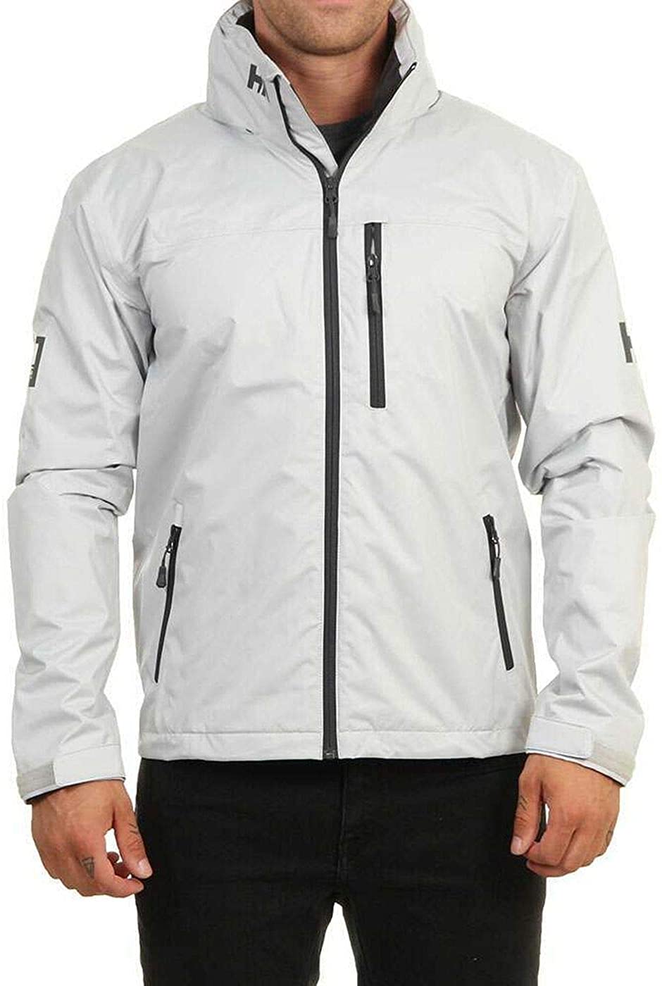 Helly-Hansen Men's Crew Hooded Waterproof Windproof Breathable Rain Coat Jacket