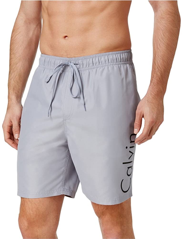 Calvin Klein Men's 7 Inch Elastic Waist Quick Dry Swim Trunk