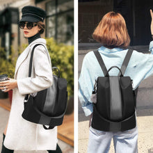 
                        
                          Load image into Gallery viewer, Women Backpack Purse Waterproof Nylon Anti-theft Rucksack Lightweight Shoulder Bag
                        
                      