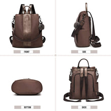 
                        
                          Load image into Gallery viewer, Women Backpack Purse Waterproof Nylon Anti-theft Rucksack Lightweight Shoulder Bag
                        
                      