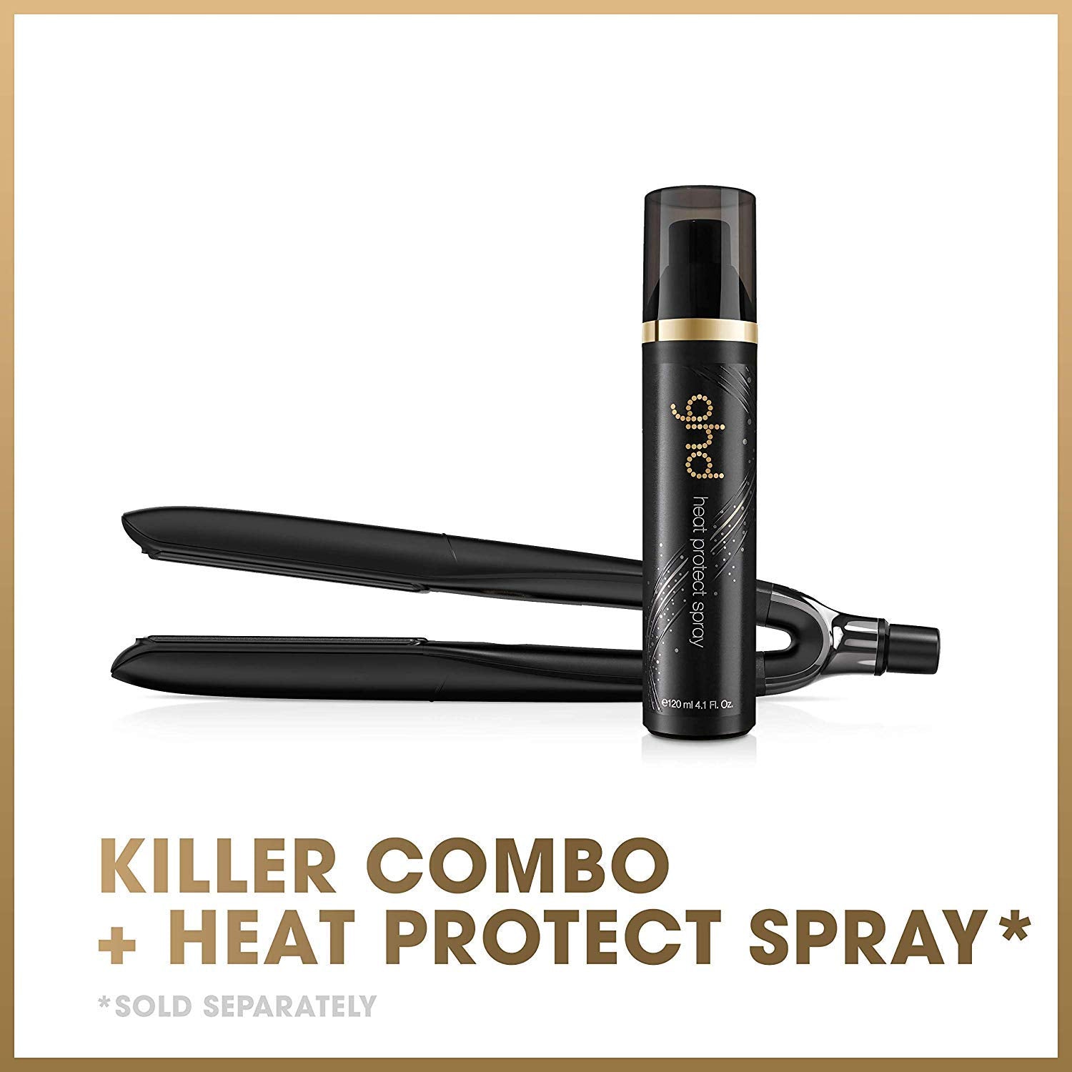 ghd Platinum+ Hair Straightener, Ceramic Flat Iron, Professional Hair Styler