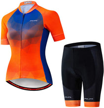 
                        
                          Muat gambar ke penampil Galeri, Women's Cycling Clothing Short Sleeve Bike Jersey Sets Bib Shorts Summer Cycling Sets Reflective
                        
                      