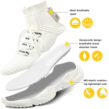 
                        
                          गैलरी व्यूवर में इमेज लोड करें, Women's Walking Shoes Running Shoes Socks Platform Fashion Mesh Sneakers Air Cushion Athletic Gym Casual Loafers Dance Hip-hop Shoes
                        
                      