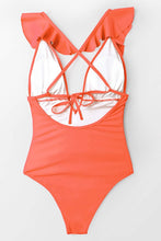 
                        
                          Cargar imagen en el visor de la galería, CUPSHE Women's One Piece Swimsuit Ruffle Deep V Neck Strappy Swimwear Bathing Suits
                        
                      