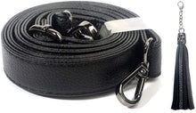 
                        
                          將圖片載入圖庫檢視器 Beaulegan Purse Strap Replacement - Full Grain Microfiber Leather - 59 Inch Long Adjustable for Crossbody Shoulder Bag - 1 Inch Wide, Black / Silver
                        
                      