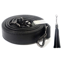 
                        
                          गैलरी व्यूवर में इमेज लोड करें, Beaulegan Purse Strap Replacement - Full Grain Microfiber Leather - 59 Inch Long Adjustable for Crossbody Shoulder Bag - 0.7 Inch Wide, Black/Gunmetal
                        
                      