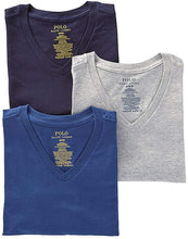 
                        
                          Muat gambar ke penampil Galeri, Polo Ralph Lauren Men's Slim Fit w/Wicking 3-Pack V-Neck
                        
                      