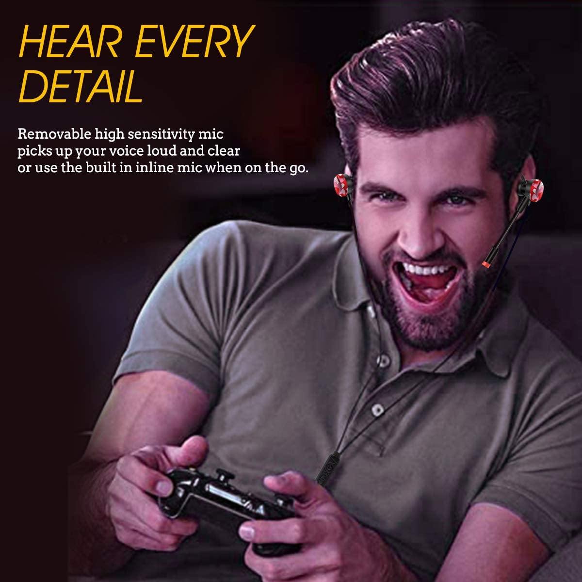 Dual Microphones Gaming Headphones with Siri Wake-up Noise Cancelling Stereo Bass Headphones for Mobile Gaming - JOY2ESpree