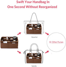 
                        
                          Cargar imagen en el visor de la galería, Felt Purse Organizer, Bag in Bag Organizer For Tote &amp; Handbag Speedy Neverfull, Medium Large Extra Large
                        
                      