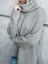 
                        
                          Muat gambar ke penampil Galeri, FISACE Womens Solid Round Neck Oversized Turtleneck Full Sleeve Knitted Sweater Pullover
                        
                      