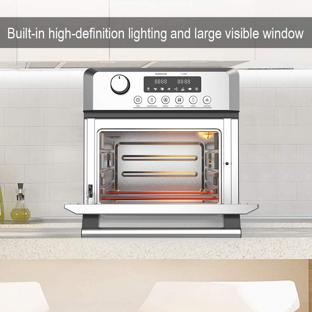 Air Fryer Toaster Oven Combo 8-in-1 Countertop Rotisserie & Dehydrator - JOY2ESpree