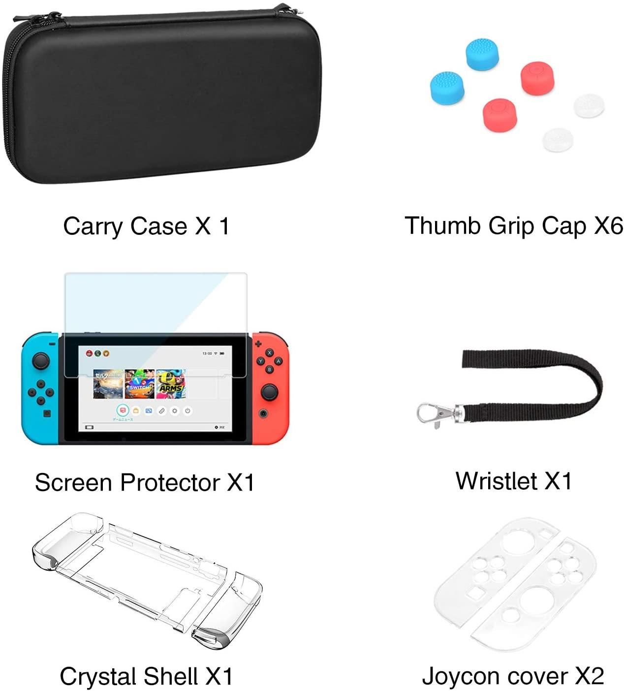 HEYSTOP Case Compatible with Nintendo Switch Carry Case - JOY2ESpree