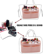 
                        
                          將圖片載入圖庫檢視器 Felt Purse Bag Organizer Insert with zipper Bag Tote Shaper Fit Speedy Neverfull MM GM
                        
                      