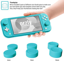 
                        
                          गैलरी व्यूवर में इमेज लोड करें, Orzly Grip Case for Nintendo Switch Lite – Case with Comfort Padded Hand Grips, Kickstand, Pack of Thumb Grips - Turquoise Blue - JOY2ESpree
                        
                      