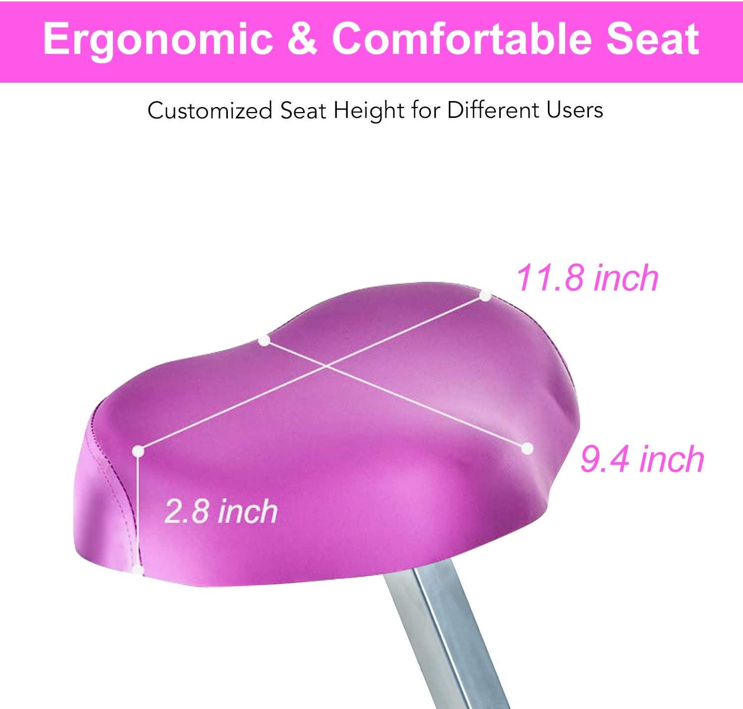 TECHMOO Folding Magnetic X Exercise Bike Portable Upright Recumbent 2 in 1 Stationary Bike - JOY2ESpree
