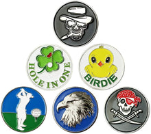 
                        
                          將圖片載入圖庫檢視器 GOLTERS Golf Ball Markers Golf Markers Golf Gifts Clips Pack of 6 - JOY2ESpree
                        
                      