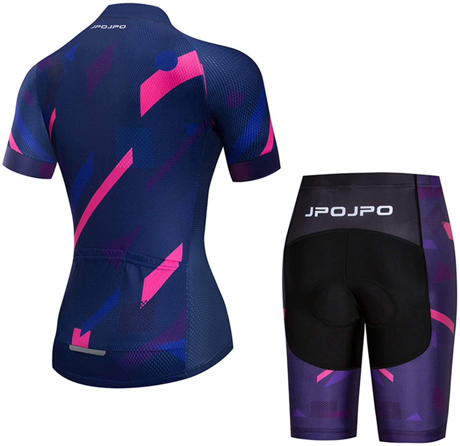 Women's Cycling Clothing Short Sleeve Bike Jersey Sets Bib Shorts Summer Cycling Sets Reflective