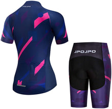 
                        
                          Muat gambar ke penampil Galeri, Women's Cycling Clothing Short Sleeve Bike Jersey Sets Bib Shorts Summer Cycling Sets Reflective
                        
                      