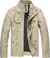 
                        
                          將圖片載入圖庫檢視器 Wantdo Men's Cotton Stand Collar Lightweight Front Zip Jacket
                        
                      