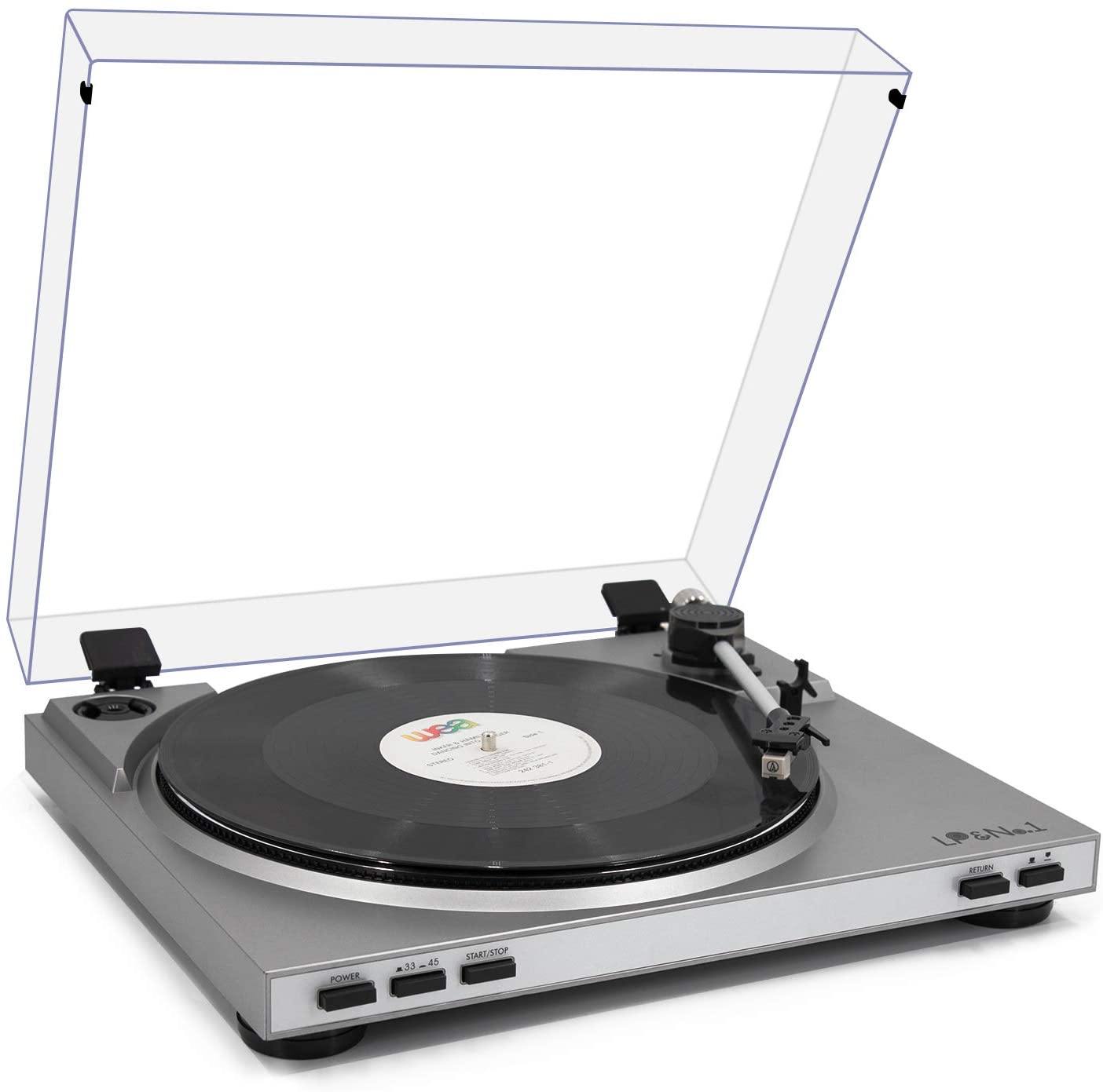 LP&No.1 Bluetooth Turntable HiFi System with Bookshelf Speakers - JOY2ESpree
