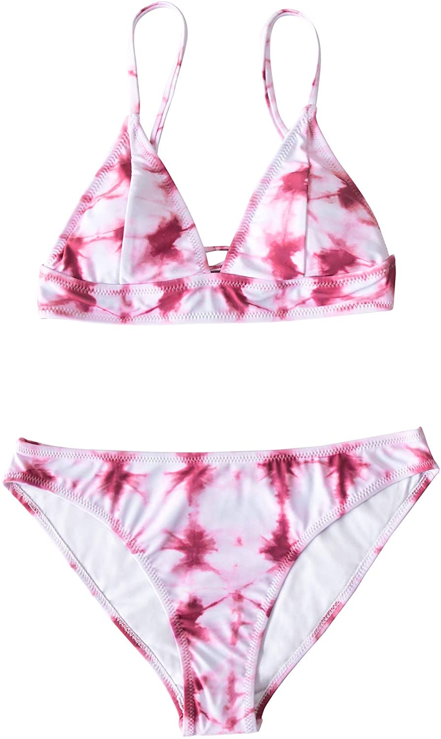 CUPSHE Women's Bikini Triangle Sexy Lace Up Two Piece Bathing Suit