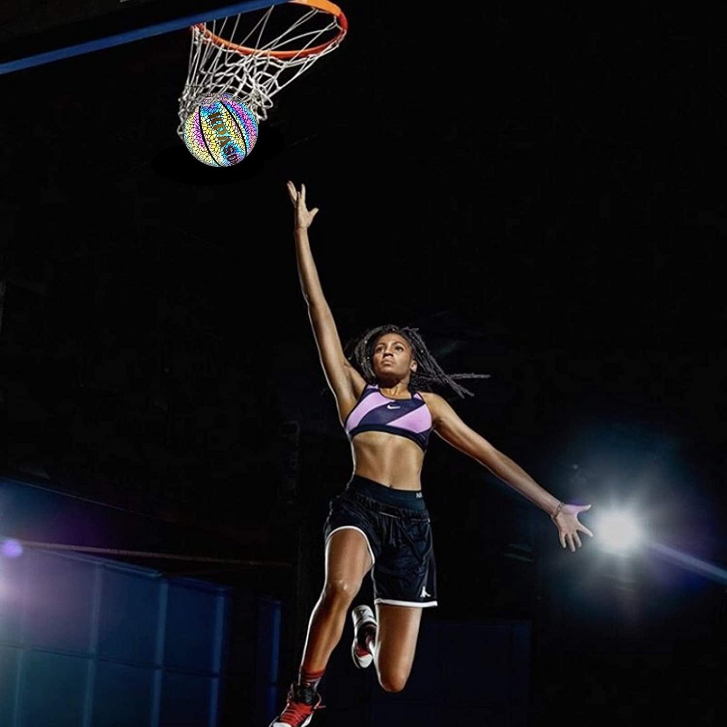KPASON Basketball Holographic Glow in The Dark Basketball - JOY2ESpree