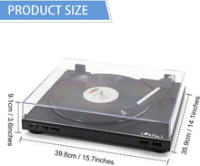 
                        
                          गैलरी व्यूवर में इमेज लोड करें, LP&amp;No.1 Bluetooth Record Player with USB Play and Recording - JOY2ESpree
                        
                      