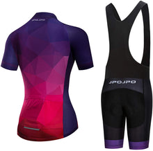 
                        
                          Muat gambar ke penampil Galeri, Women's Cycling Clothing Short Sleeve Bike Jersey Sets Bib Shorts Summer Cycling Sets Reflective
                        
                      