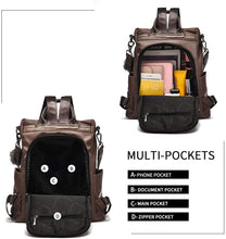 
                        
                          Load image into Gallery viewer, Women Backpack Purse Waterproof Nylon Anti-theft Rucksack Lightweight Shoulder Bag
                        
                      