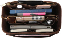 
                        
                          画像をギャラリービューアに読み込む, APSOONSELL Felt Purse Organizer Insert with Card Case, Tote Handbag Organizer Bag Insert with Zipper
                        
                      