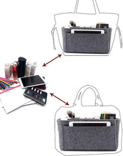 
                        
                          Cargar imagen en el visor de la galería, Felt Purse Bag Organizer Insert with zipper Bag Tote Shaper Fit Speedy Neverfull MM GM
                        
                      