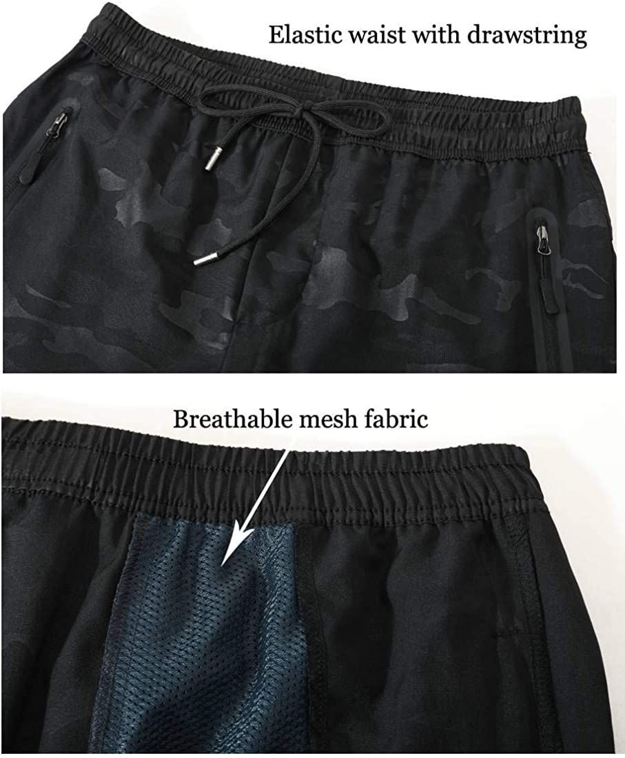 Rdruko Men's Jogger Casual Pants Lightweight Breathable Quick Dry Hiking Running Outdoor Sports Pants