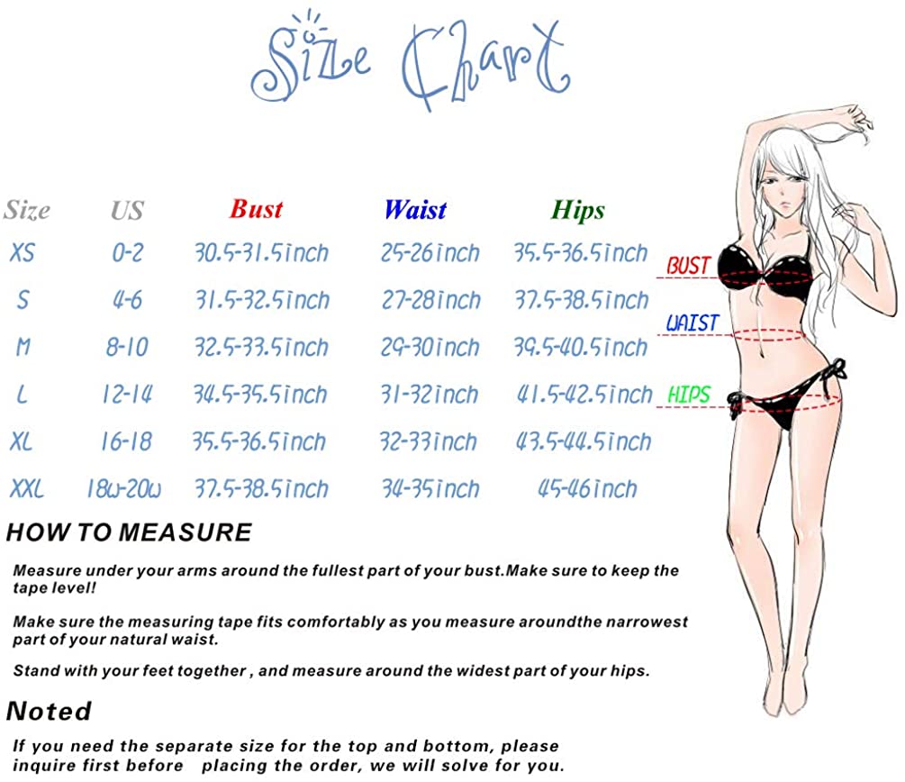 SHEKINI Women's Floral Printing Cutout Strappy Halter Swimsuits Bikini Suits