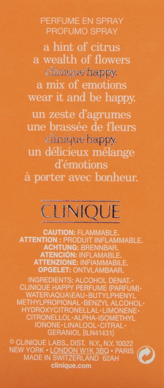 Happy By Clinique For Women, EDP, 3.4 Fl Oz