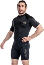 
                        
                          गैलरी व्यूवर में इमेज लोड करें, Mava Sports Men's Short Sleeve Compression T Shirt - Workout Baselayer Shapewear - JOY2ESpree
                        
                      