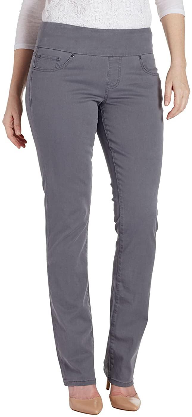 Jag Jeans Women's Petite Peri Pull on Straight Leg Pant