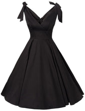 
                        
                          Muat gambar ke penampil Galeri, GownTown Women's 1950s V-Neck Bowknot Swing Cocktail Dress
                        
                      