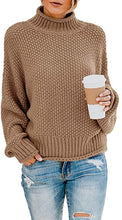 
                        
                          画像をギャラリービューアに読み込む, Saodimallsu Womens Turtleneck Oversized Sweaters Batwing Long Sleeve Pullover Loose Chunky Knit Jumper - JOY2ESpree
                        
                      