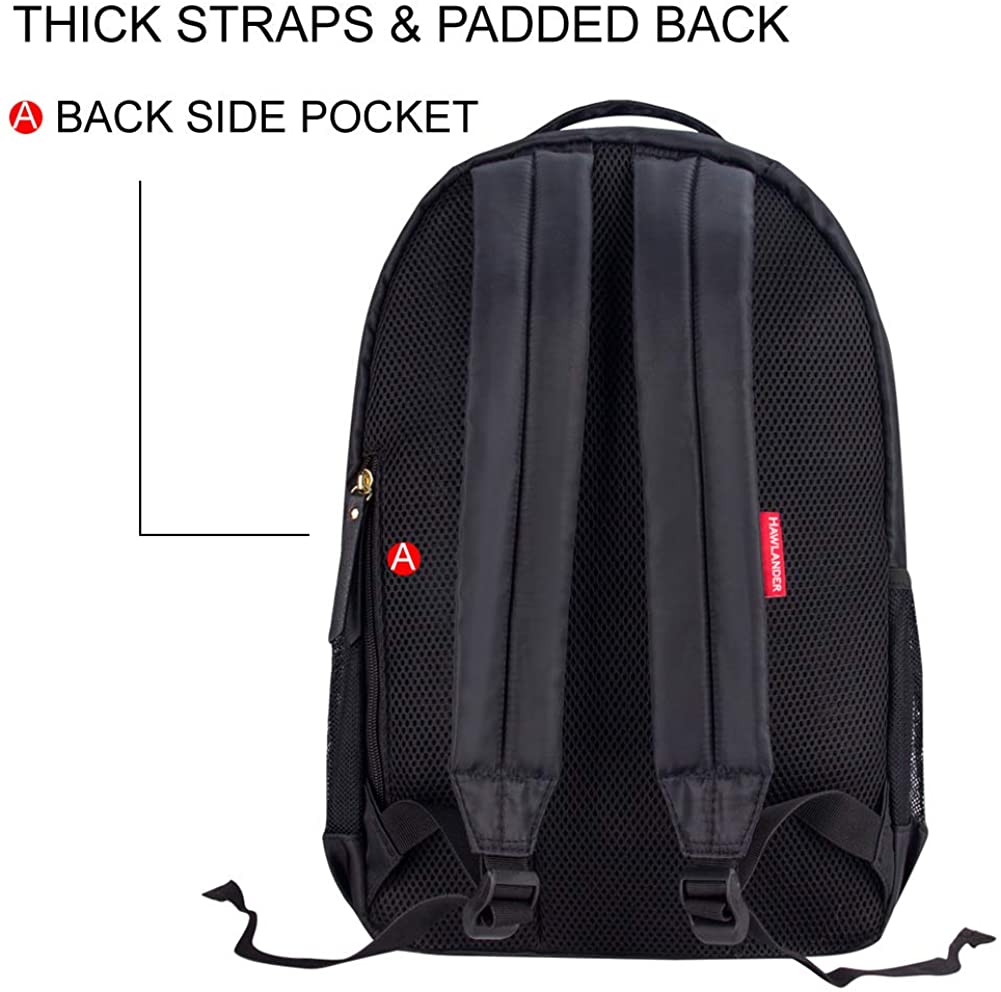 HawLander Lightweight Backpack for Women or Girls, Mid-Volume 20.0L