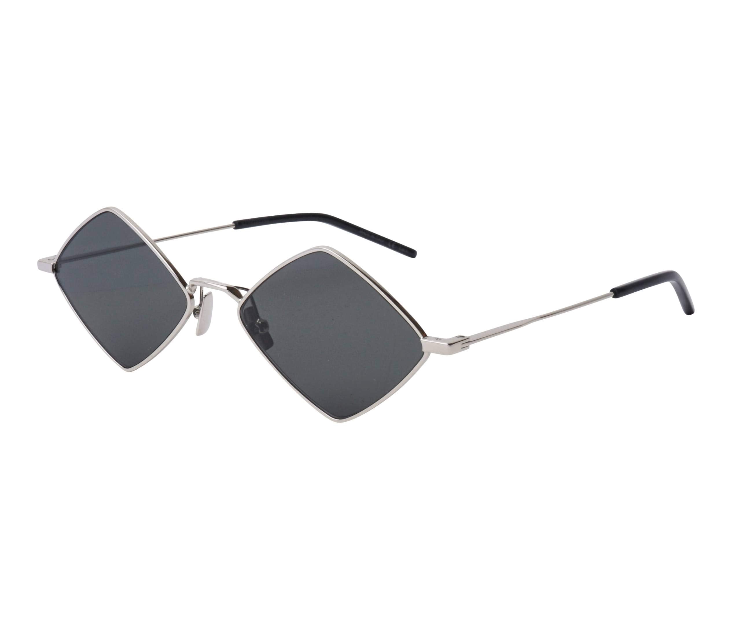 Saint Laurent SL302 001 Silver LISA Square Sunglasses Lens Category 3 Size 55mm