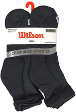 
                        
                          Load image into Gallery viewer, Wilson mens Dri-tech Moisture Control Athletic Quarter Socks, 8 Pack Multipack - JOY2ESpree
                        
                      