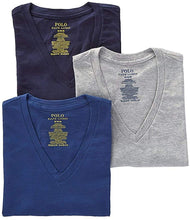 
                        
                          Cargar imagen en el visor de la galería, Polo Ralph Lauren Men's Classic Fit w/Wicking 3-Pack V-Necks
                        
                      