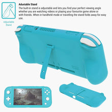 
                        
                          गैलरी व्यूवर में इमेज लोड करें, Orzly Grip Case for Nintendo Switch Lite – Case with Comfort Padded Hand Grips, Kickstand, Pack of Thumb Grips - Turquoise Blue - JOY2ESpree
                        
                      