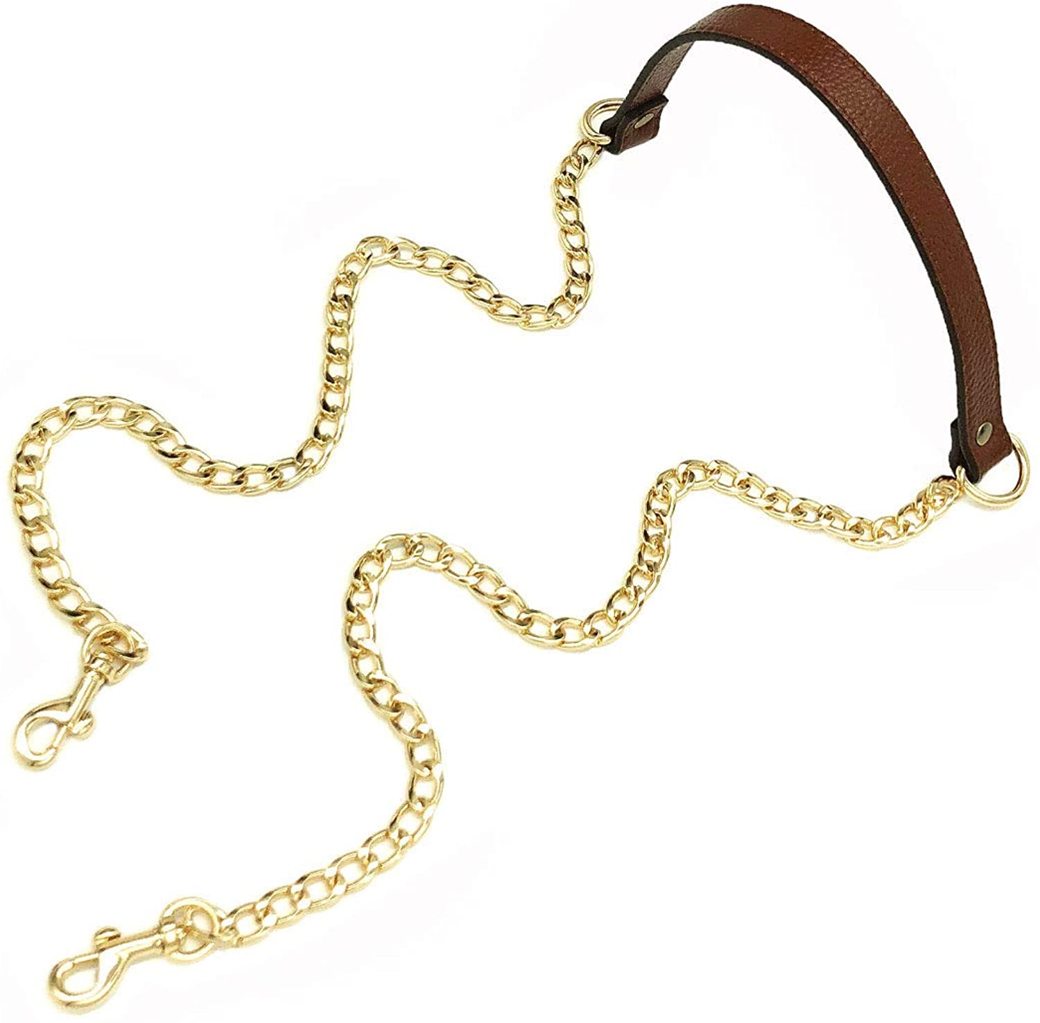 VanEnjoy Replacement Chain & Genuine Leather Shoulder Strap